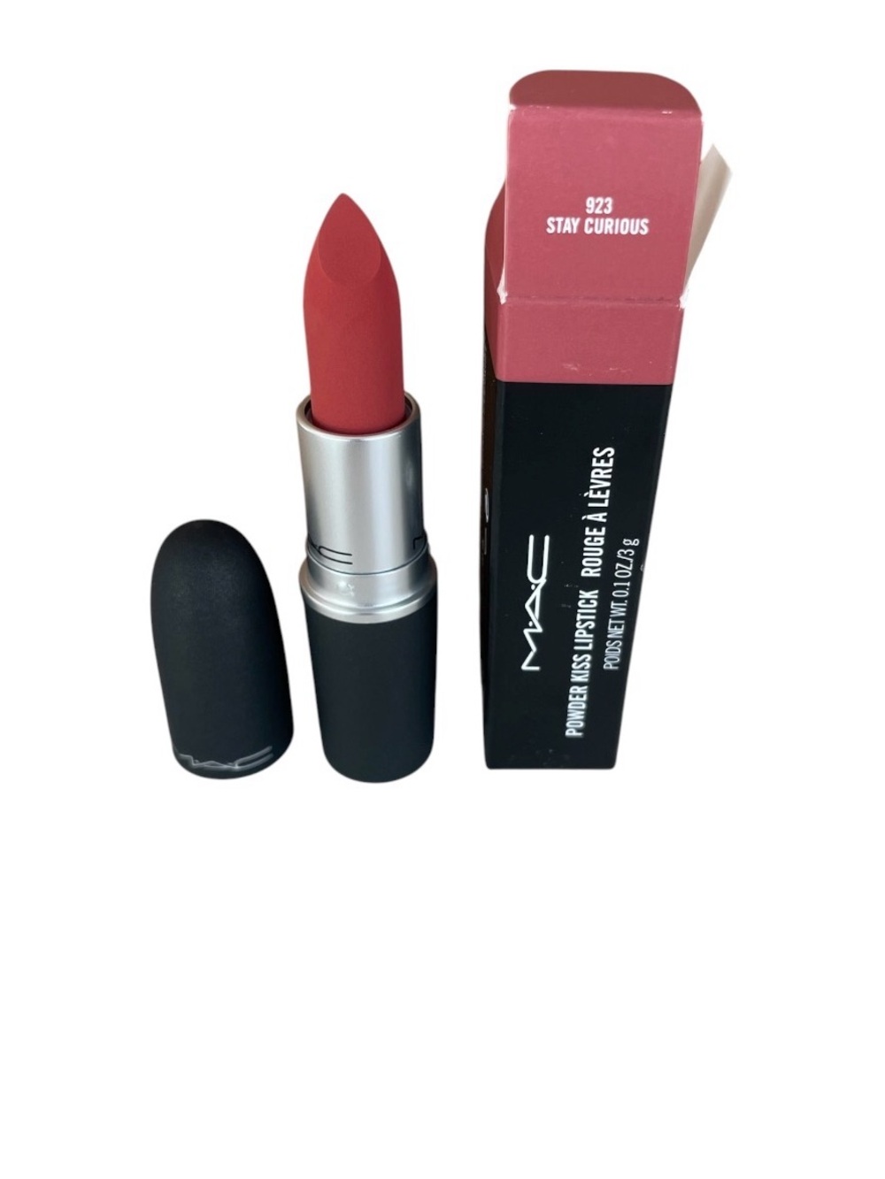 MAC Powder Kiss Lipstick 923 STAY CURIOUS New In Box